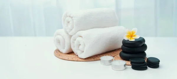 Spa Accessory Composition Set Day Spa Hotel Beauty Wellness Center — 图库照片