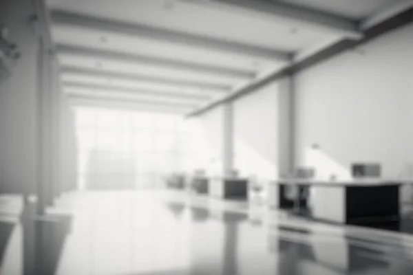 Blur Background Empty Modern Office Background Workspace Interior Design White — Stock Fotó