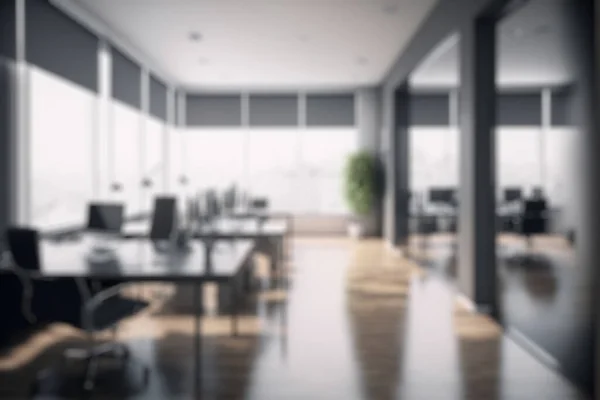 Blur Background Modern Office Interior Design Contemporary Workspace Creative Business — Stock Fotó