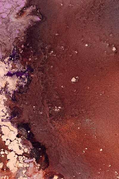 Marble ink abstract art from exquisite original painting for abstract background . Painting was painted on high quality paper texture to create smooth marble background pattern of ombre alcohol ink .