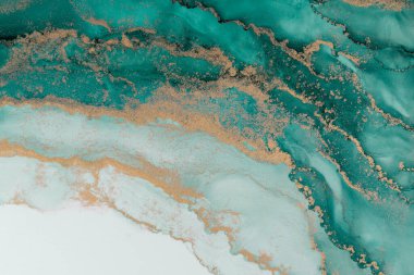 Marble ink abstract art from meticulous original painting abstract background . Painting was painted on high quality paper texture to create smooth marble background pattern of ombre alcohol ink .