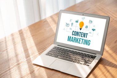 Mod çevrimiçi iş ve e-ticaret pazarlama stratejisi için içerik pazarlaması