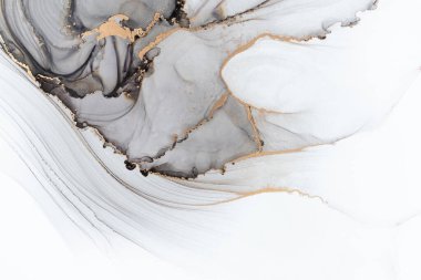 Marble ink abstract art from meticulous original painting abstract background . Painting was painted on high quality paper texture to create smooth marble background pattern of ombre alcohol ink .