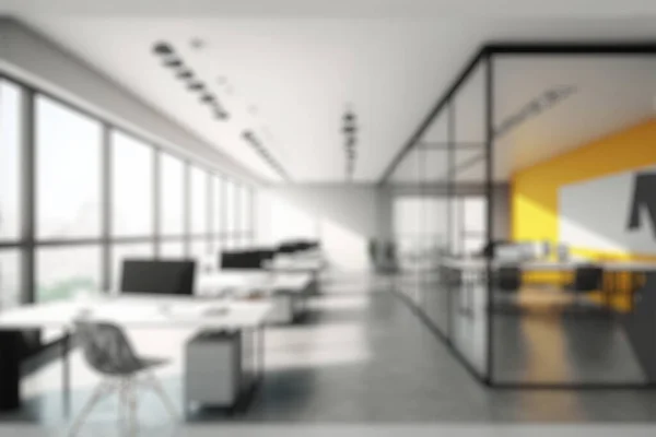 Blur Background Modern Office Interior Design Contemporary Workspace Creative Business —  Fotos de Stock