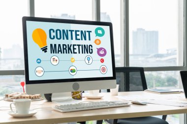 Mod çevrimiçi iş ve e-ticaret pazarlama stratejisi için içerik pazarlaması