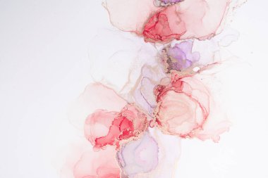 Marble ink abstract art from meticulous original painting abstract background . Painting was painted on high quality paper texture to create smooth marble background pattern of ombre alcohol ink .