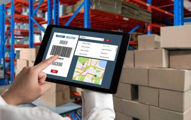 Ürün nakliyesi ve teslimatı için e-ticaret ve mod çevrimiçi iş izleme sistemi