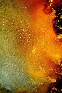 Enfes orjinal resmin mermer mürekkep sanatının soyut arkaplanını yakmak. Boyama, ombre alkol mürekkebinin pürüzsüz mermer arkaplan desenini yaratmak için yüksek kaliteli kağıt dokusuna boyanmış. .