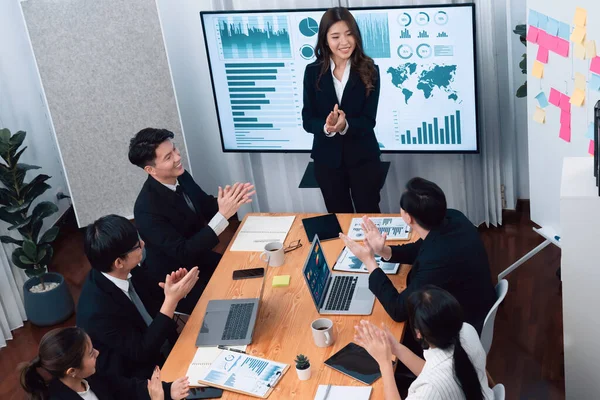 Top Widen View Confidence Company Presentation Financial Analyzed Business Intelligence — Stock fotografie