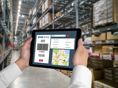 Ürün nakliyesi ve teslimatı için e-ticaret ve mod çevrimiçi iş izleme sistemi