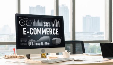 E-ticaret veri yazılımı çevrimiçi perakende şirketine satış analizi için mod gösterge tablosu sağlar