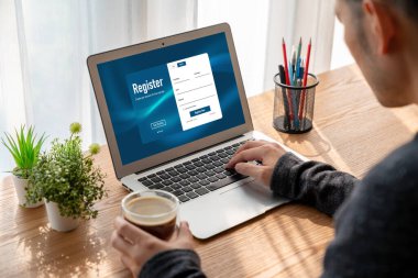 İnternet sitesinde mod form doldurmak için çevrimiçi kayıt formu