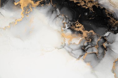 Soyut arkaplan için özgün tablodaki mermer mürekkep soyut sanat. Boyama, ombre alkol mürekkebinin pürüzsüz mermer arkaplan desenini yaratmak için yüksek kaliteli kağıt dokusuna boyanmış. .