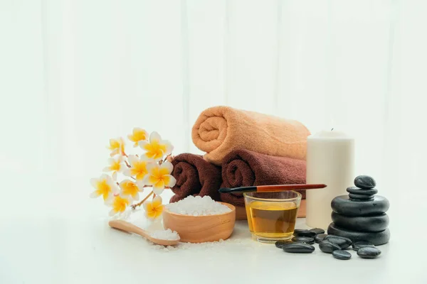 Spa Accessory Composition Set Day Spa Hotel Beauty Wellness Center — Stock fotografie