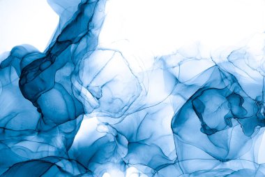 Soyut arkaplan için özgün tablodaki mermer mürekkep soyut sanat. Boyama, ombre alkol mürekkebinin pürüzsüz mermer arkaplan desenini yaratmak için yüksek kaliteli kağıt dokusuna boyanmış. .