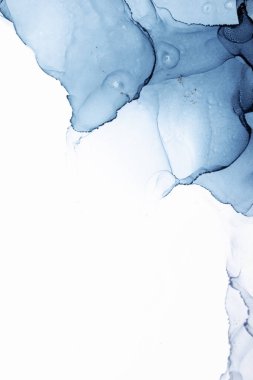 Soyut arkaplan için özgün tablodaki mermer mürekkep soyut sanat. Resim, Kintsuki mürekkep sanatının düz mermer arkaplan desenini yaratmak için yüksek kaliteli kağıt dokusuna boyanmış. .