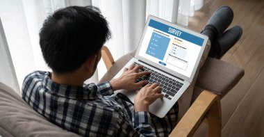 İnternet ağındaki mod dijital bilgi toplama için çevrimiçi anket formu