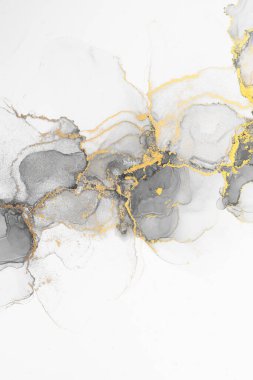 Marble ink abstract art from meticulous original painting abstract background . Painting was painted on high quality paper texture to create smooth marble background pattern of ombre alcohol ink .