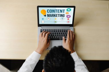 Mod çevrimiçi iş ve e-ticaret pazarlama stratejisi için içerik pazarlaması