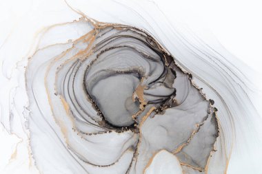 Marble ink abstract art from meticulous original painting abstract background . Painting was painted on high quality paper texture to create smooth marble background pattern of ombre alcohol ink .