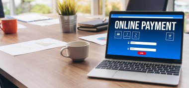 İnternet üzerinden modem para transferi için çevrimiçi ödeme platformu