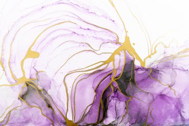 Marble ink abstract art from meticulous original painting abstract background . Painting was painted on high quality paper texture to create smooth marble background pattern of ombre alcohol ink .