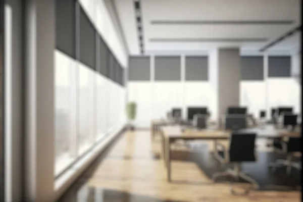 Blur Background Modern Office Interior Design Contemporary Workspace Creative Business — Φωτογραφία Αρχείου