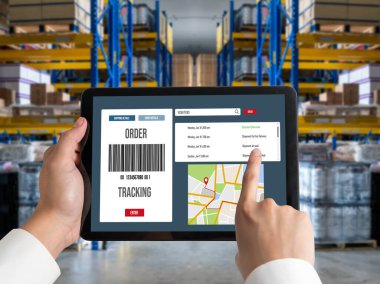 Ürün nakliyesi ve teslimatı için e-ticaret ve mod çevrimiçi iş izleme sistemi