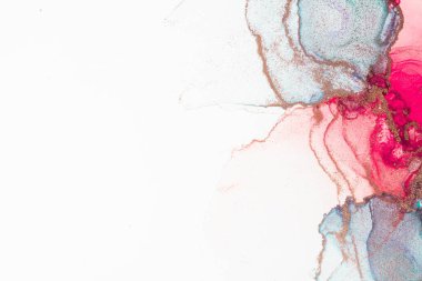 Marble ink abstract art from meticulous original painting abstract background . Painting was painted on high quality paper texture to create smooth marble background pattern of ombre alcohol ink .