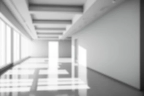Blur Background Empty Modern Office Background Workspace Interior Design White — Stockfoto
