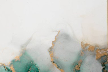 Soyut arkaplan için özgün tablodaki mermer mürekkep soyut sanat. Boyama, ombre alkol mürekkebinin pürüzsüz mermer arkaplan desenini yaratmak için yüksek kaliteli kağıt dokusuna boyanmış. .