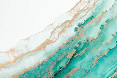 Marble ink abstract art from meticulous original painting abstract background . Painting was painted on high quality paper texture to create smooth marble background pattern of ombre alcohol ink .