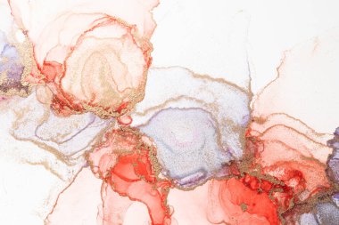 Marble ink abstract art from meticulous original painting abstract background . Painting was painted on high quality paper texture to create smooth marble background pattern of ombre alcohol ink .