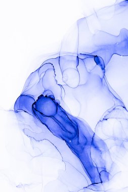 Soyut arkaplan için özgün tablodaki mermer mürekkep soyut sanat. Boyama, ombre alkol mürekkebinin pürüzsüz mermer arkaplan desenini yaratmak için yüksek kaliteli kağıt dokusuna boyanmış. .