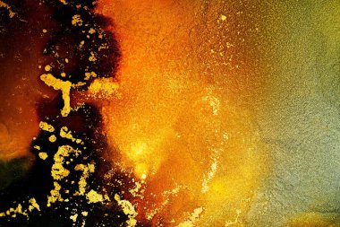 Enfes orjinal resmin mermer mürekkep sanatının soyut arkaplanını yakmak. Boyama, ombre alkol mürekkebinin pürüzsüz mermer arkaplan desenini yaratmak için yüksek kaliteli kağıt dokusuna boyanmış. .