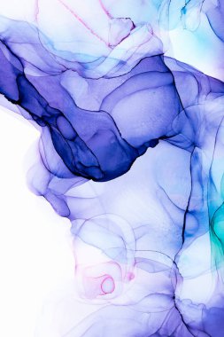 Soyut arkaplan için özgün tablodaki mermer mürekkep soyut sanat. Boyama, ombre alkol mürekkebinin pürüzsüz mermer arkaplan desenini yaratmak için yüksek kaliteli kağıt dokusuna boyanmış. .