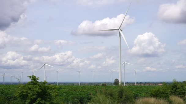 Manière Progressive Utiliser Énergie Éolienne Comme Source Énergie Renouvelable Pour — Video