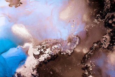 Soyut arkaplan için özgün tablodaki mermer mürekkep soyut sanat. Boyama, ombre alkol mürekkebinin pürüzsüz mermer arkaplan desenini yaratmak için yüksek kaliteli kağıt dokusuna boyanmış. .