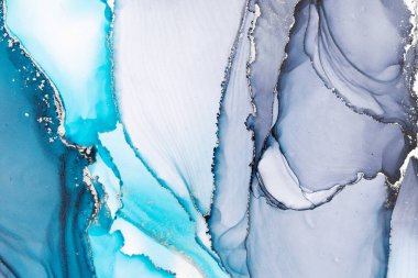 Marble ink abstract art from meticulous original painting abstract background . Painting was painted on high quality paper texture to create smooth marble background pattern of ombre alcohol ink .