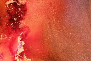 Enfes orjinal resmin mermer mürekkep sanatının soyut arkaplanını yakmak. Boyama, ombre alkol mürekkebinin pürüzsüz mermer arkaplan desenini yaratmak için yüksek kaliteli kağıt dokusuna boyanmış. .