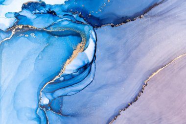 Marble ink abstract art from meticulous original painting abstract background . Painting was painted on high quality paper texture to create smooth marble background pattern of ombre alcohol ink .