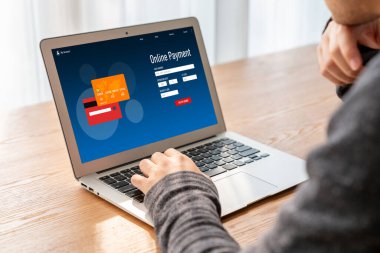 İnternet üzerinden modem para transferi için çevrimiçi ödeme platformu