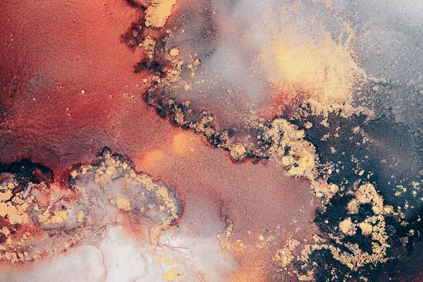Brandende Abstracte Achtergrond Van Marmeren Inkt Kunst Van Prachtige Originele — Stockfoto