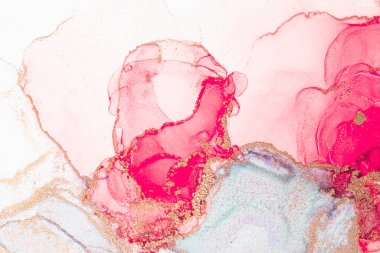 Marble ink abstract art from meticulous original painting abstract background . Painting was painted on high quality paper texture to create smooth marble background pattern of ombre alcohol ink .