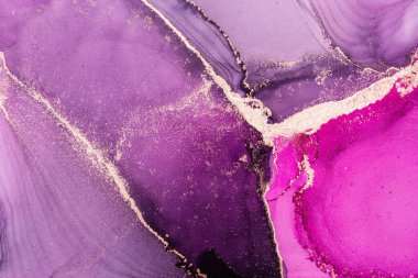 Mermer mürekkep soyut sanatının orijinal resmi. Örnek bir orjinal tablodan yüksek çözünürlüklü fotoğraf. Karargah kağıt dokusuna pürüzsüz mermer desen oluşturmak için soyut resim yapıldı.