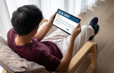 İnternet ağındaki mod dijital bilgi toplama için çevrimiçi anket formu