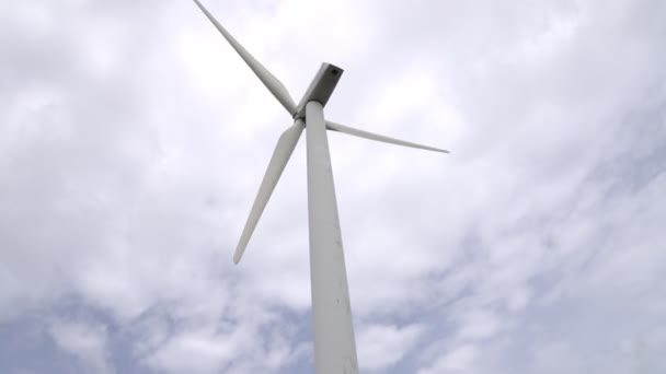 Progressieve Manier Wind Gebruiken Als Hernieuwbare Energiebron Moderne Manier Van — Stockvideo