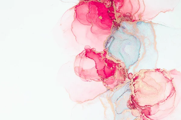 Marble ink abstract art from meticulous original painting abstract background . Painting was painted on high quality paper texture to create smooth marble background pattern of ombre alcohol ink .