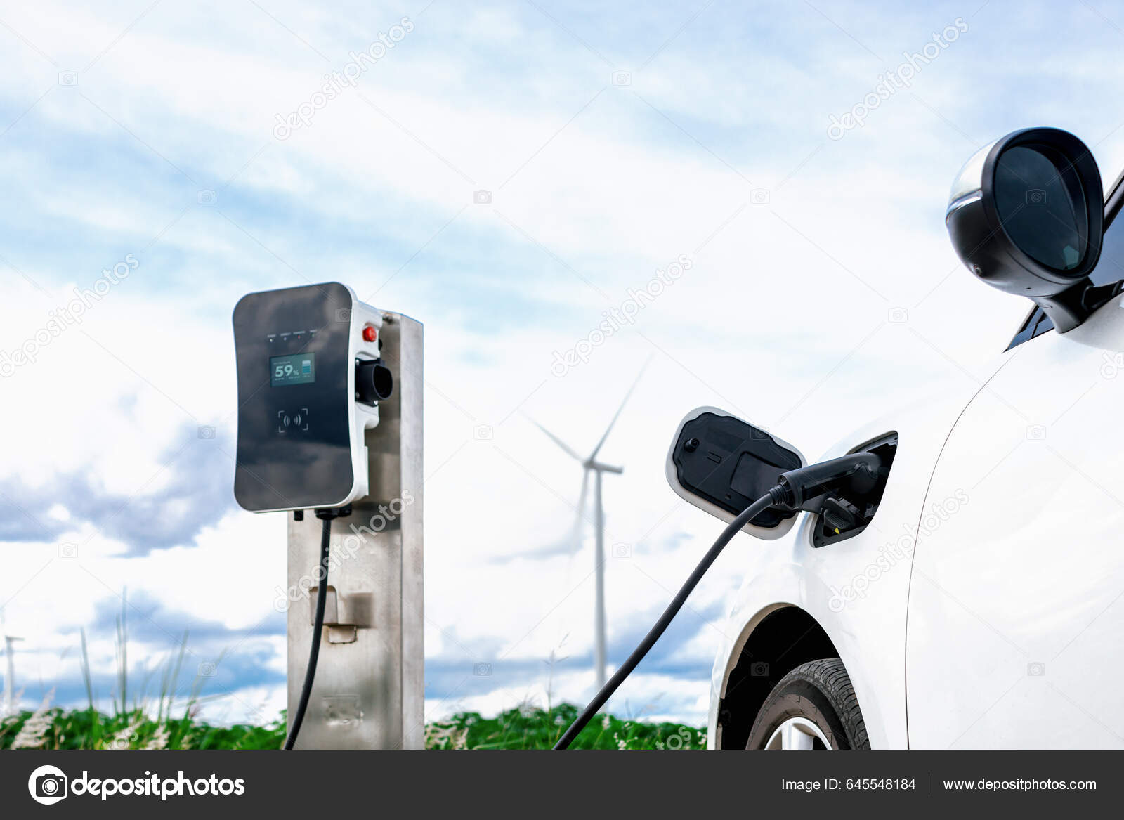 Progressive Combination Wind Turbine Car Future Energy Infrastructure