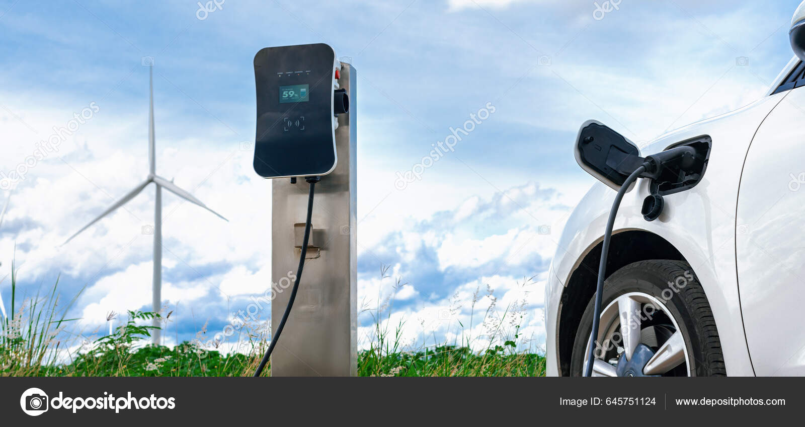 Progressive Combination Wind Turbine Car Future Energy Infrastructure
